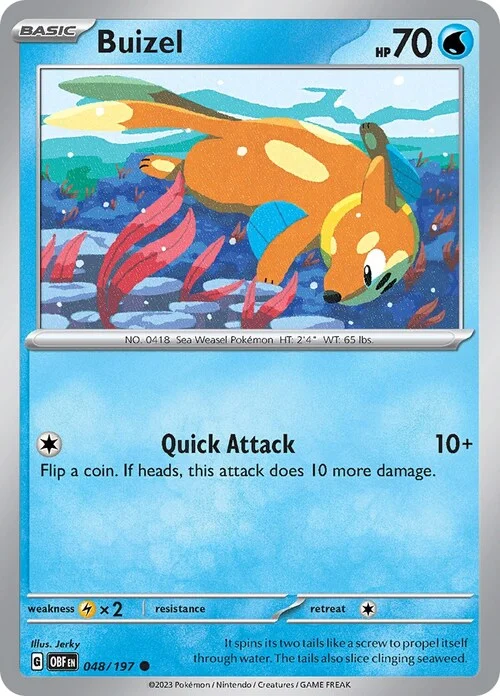 Buizel — Obsidian Flames
