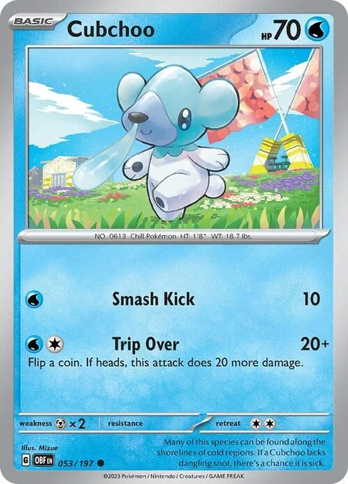 Cubchoo — Obsidian Flames