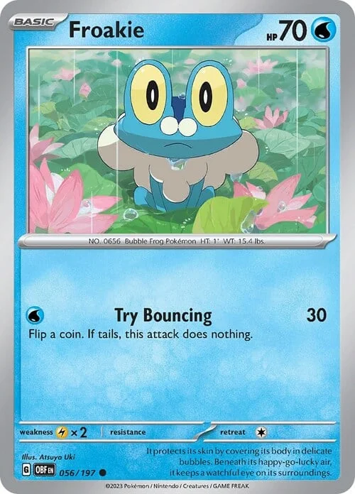 Froakie — Obsidian Flames