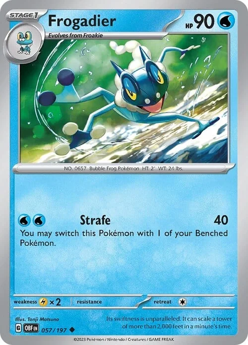 Frogadier — Obsidian Flames