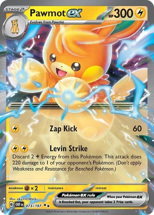 Pawmot ex — Obsidian Flames
