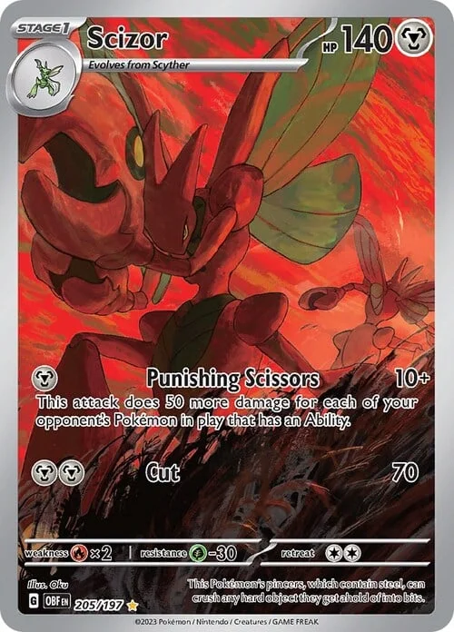 Scizor — Obsidian Flames