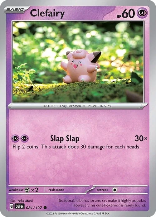Clefairy — Obsidian Flames