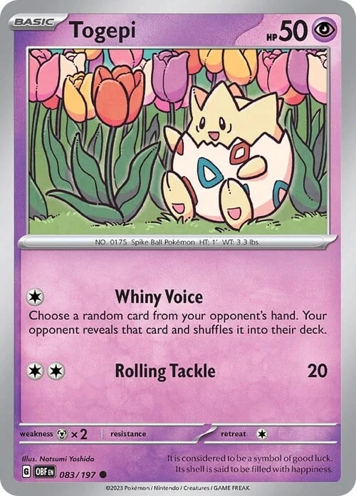 Togepi — Obsidian Flames