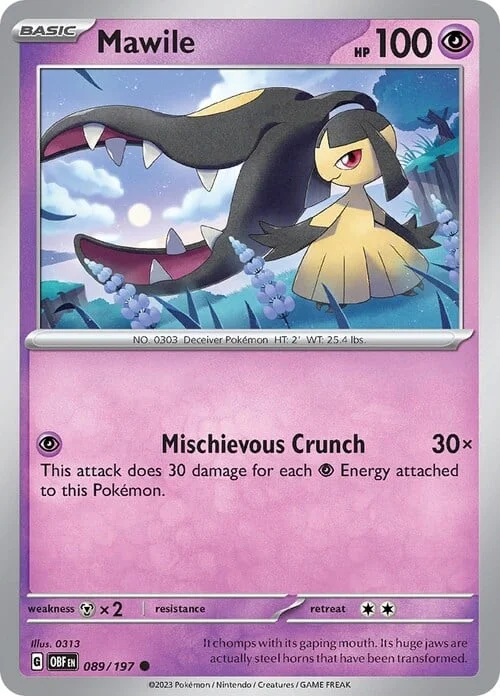 Mawile — Obsidian Flames