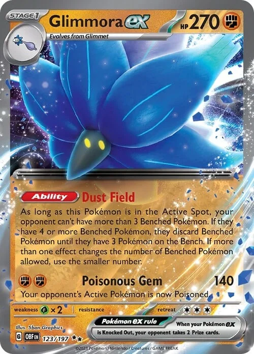 Glimmora ex — Obsidian Flames