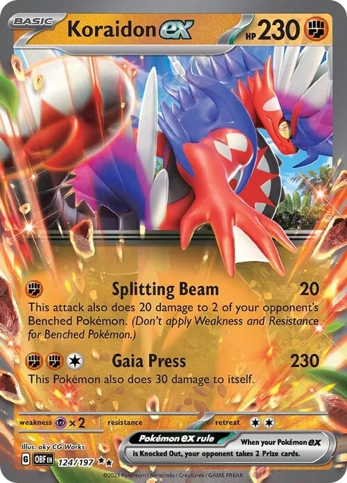 Koraidon ex — Obsidian Flames