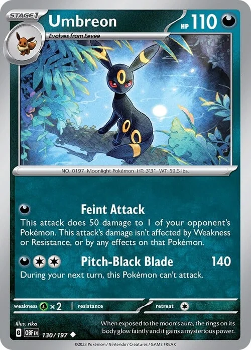 Umbreon — Obsidian Flames