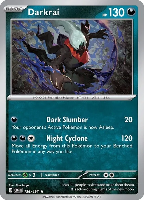 Darkrai — Obsidian Flames