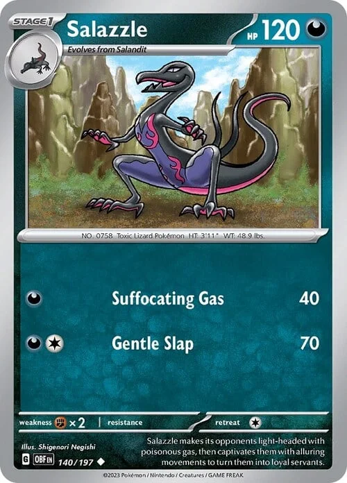 Salazzle — Obsidian Flames