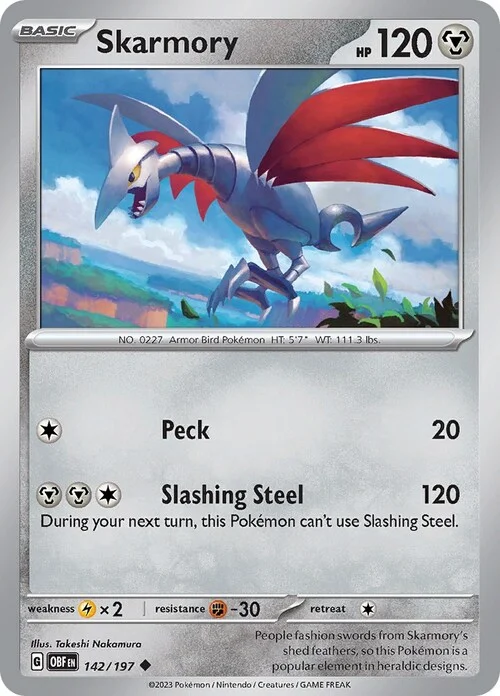 Skarmory — Obsidian Flames