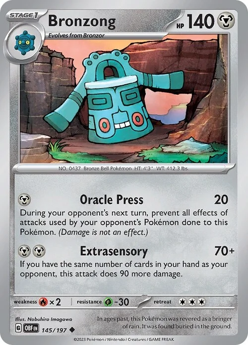 Bronzong — Obsidian Flames