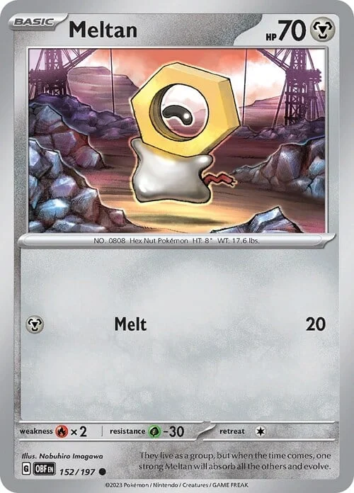 Meltan — Obsidian Flames
