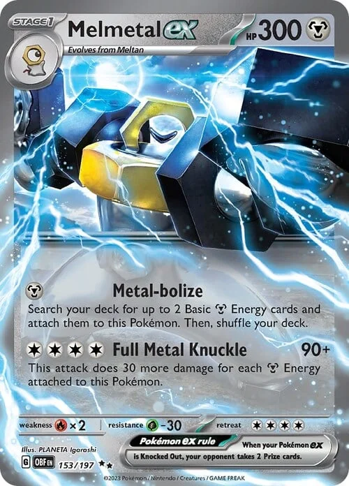 Melmetal ex — Obsidian Flames