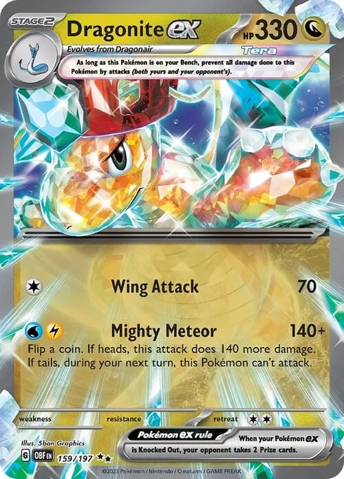 Dragonite ex δ Delta Species — Obsidian Flames
