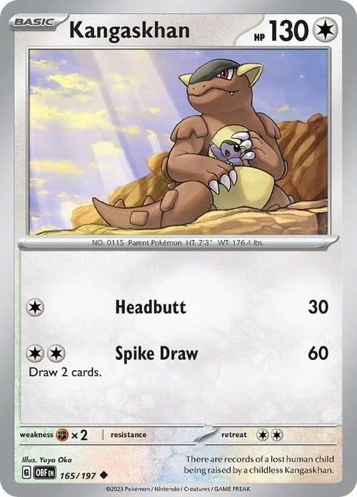 Kangaskhan — Obsidian Flames