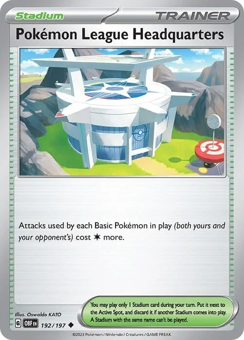 Pokémon League Headquarters — Obsidian Flames