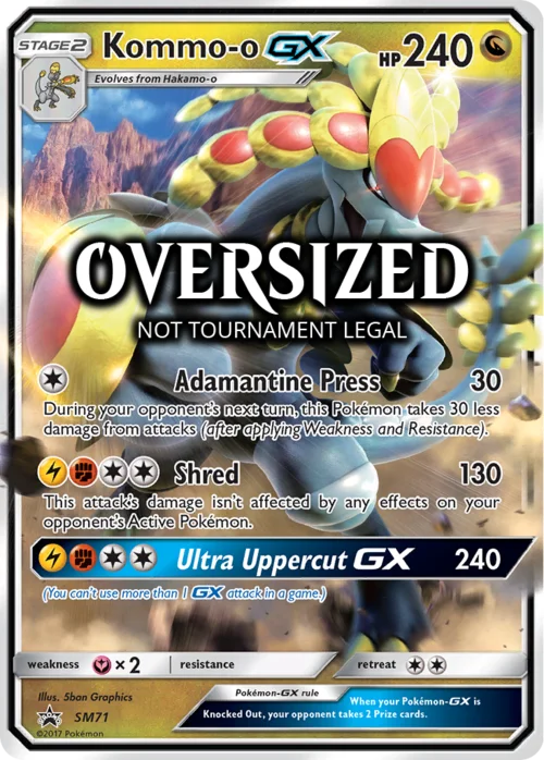Kommo-o GX — SM Black Star Promos