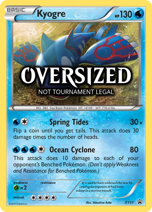 Kyogre — SM Black Star Promos