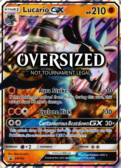 Lucario GX — SM Black Star Promos