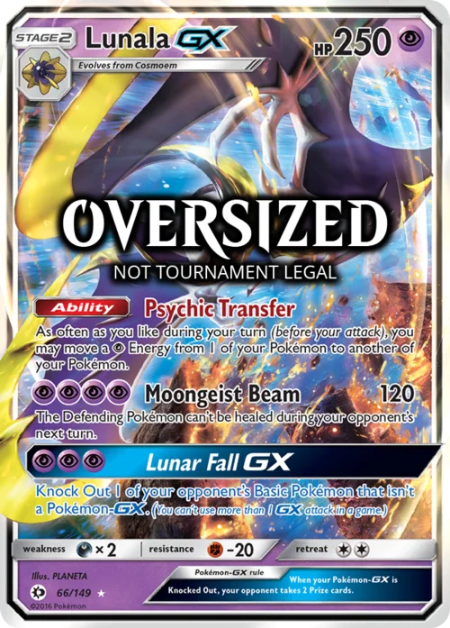Lunala GX — SM Black Star Promos