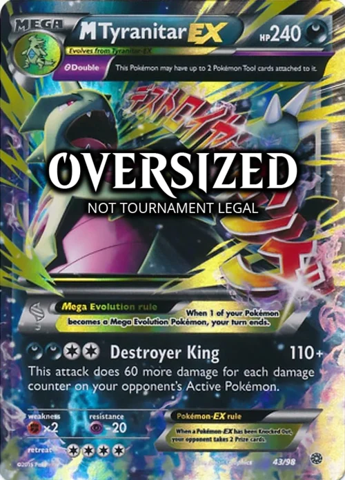 M Tyranitar EX — SM Black Star Promos
