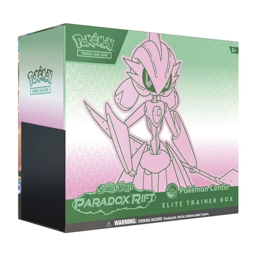 Paradox Rift Iron Valiant Pokémon Center Elite Trainer Box — Paradox Rift