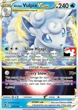 Alolan Vulpix VSTAR — Play! Pokémon Prize Pack Series