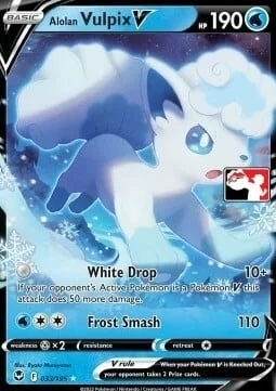 Alolan Vulpix V — Play! Pokémon Prize Pack Series