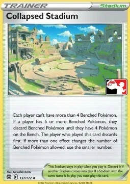 Collapsed Stadium — Play! Pokémon Prize Pack Series