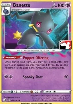 Banette — Play! Pokémon Prize Pack Series