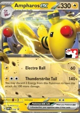 Ampharos ex — Play! Pokémon Prize Pack Series