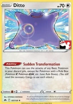 Ditto — Play! Pokémon Prize Pack Series