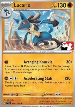 Lucario — Play! Pokémon Prize Pack Series