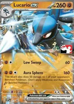 Lucario ex — Play! Pokémon Prize Pack Series