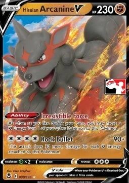 Hisuian Arcanine V — Play! Pokémon Prize Pack Series