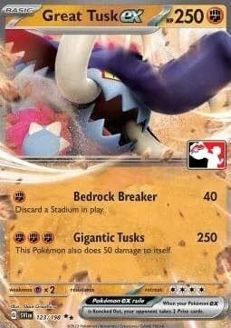 Great Tusk ex — Play! Pokémon Prize Pack Series