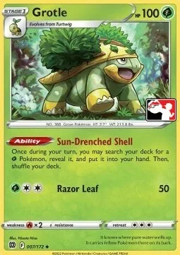 Grotle — Play! Pokémon Prize Pack Series