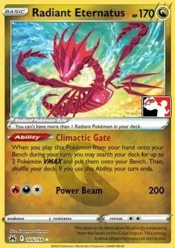 Radiant Eternatus — Play! Pokémon Prize Pack Series