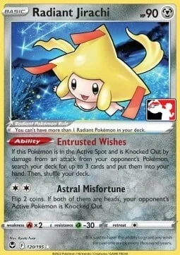 Radiant Jirachi — Play! Pokémon Prize Pack Series
