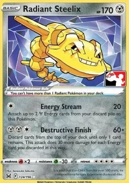 Radiant Steelix — Play! Pokémon Prize Pack Series