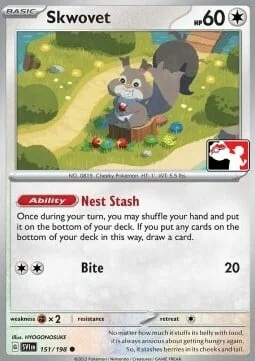 Skwovet — Play! Pokémon Prize Pack Series