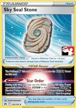Sky Seal Stone — Play! Pokémon Prize Pack Series
