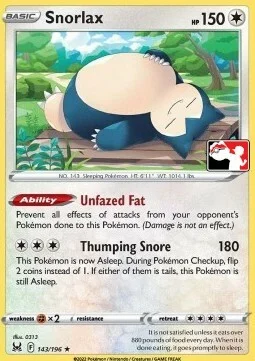 Snorlax — Play! Pokémon Prize Pack Series