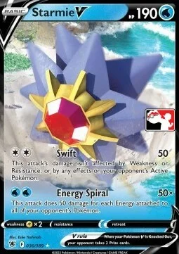 Starmie V — Play! Pokémon Prize Pack Series