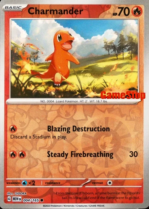 Charmander — Retail Exclusive Promos