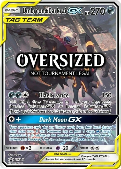Umbreon & Darkrai GX — SM Black Star Promos
