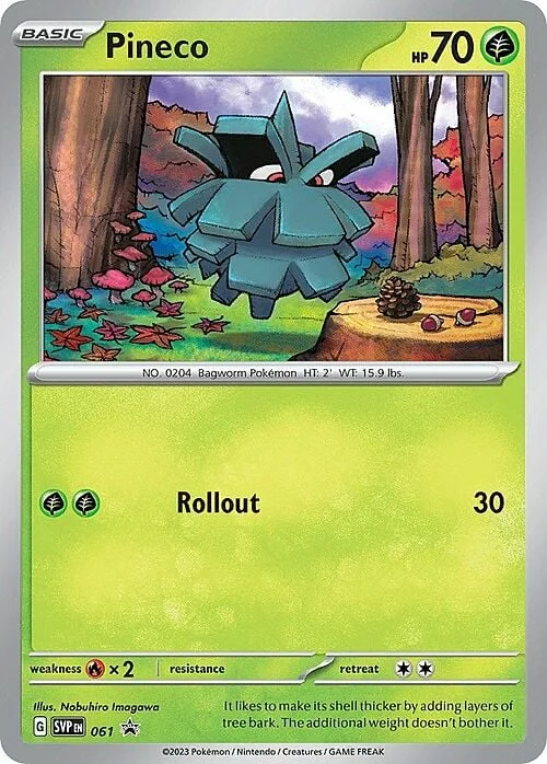 Pineco — SV Black Star Promos