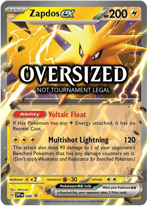Zapdos ex — SV Black Star Promos