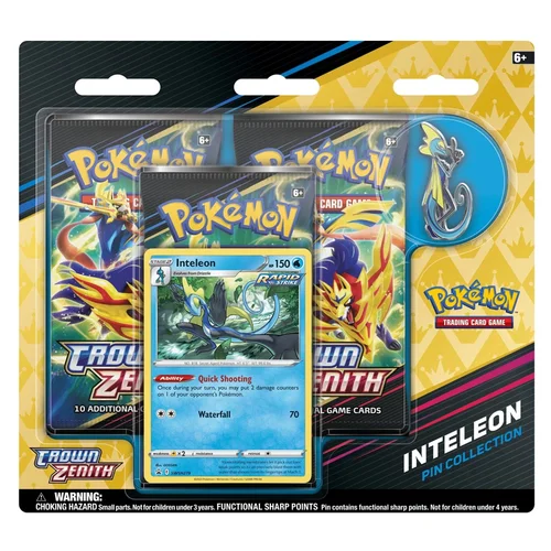 Crown Zenith Pin Collection | Inteleon 3-Pack Blister — Crown Zenith